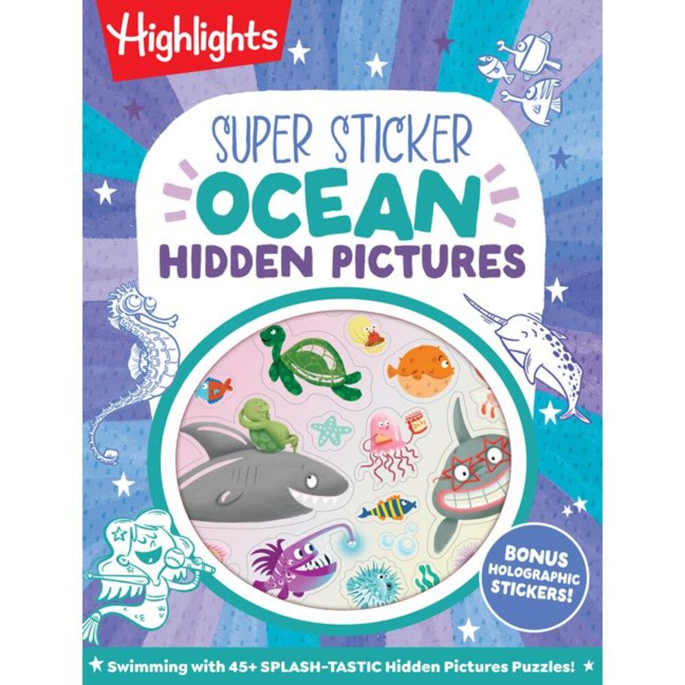 Super Sticker Ocean Hidden Pictures -- Highlights